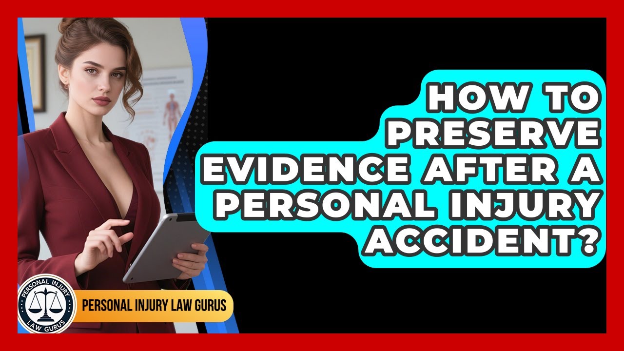 How To Preserve Evidence After A Personal Injury Accident? - Personal Injury Law Gurus