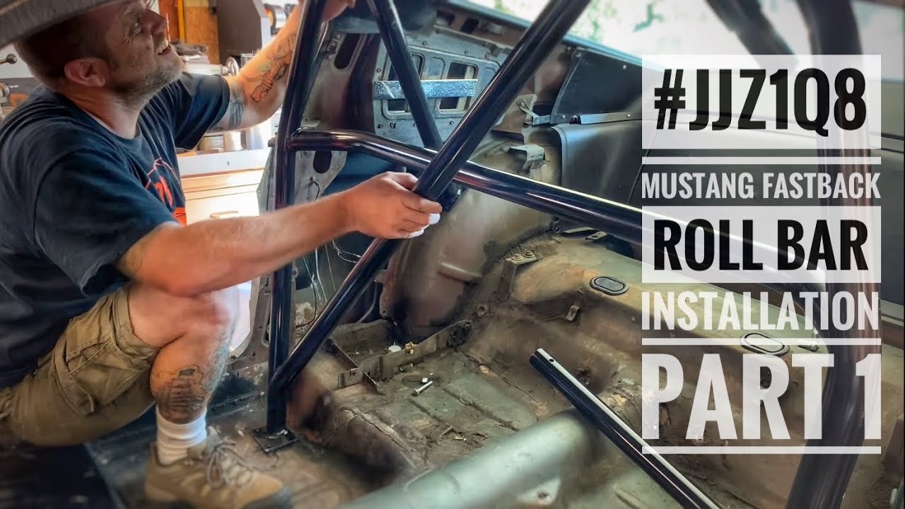 Autopower Roll Bar Install & Shelby Rear Seat Delete: 1968 Ford Mustang Fastback; Track Prep Part 1