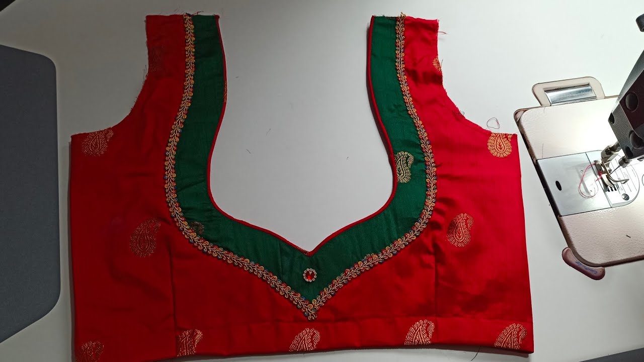 पॅच पान गळा ब्लाऊज डिझाईन#Urmila Kawade Designs#Ahmednagar