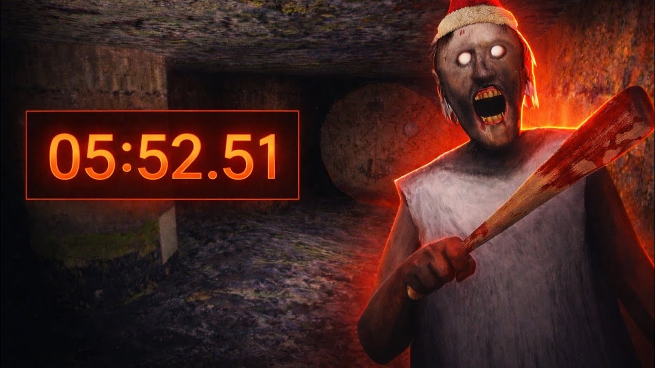 GRANNY EXTREME ESCAPE POR LA ALCANTARILLA SPEED #videoviral #granny #mobilegame #terror #speed 