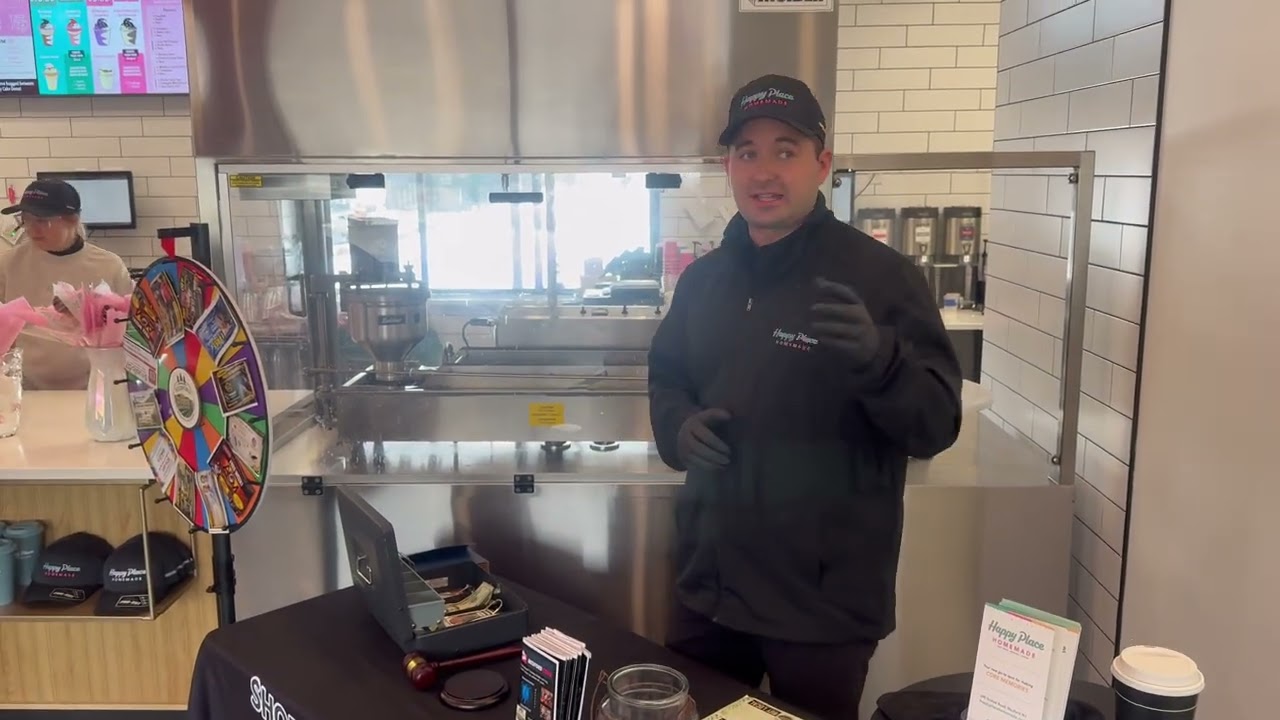Tyler Gerber owner of Happy Place Homemade