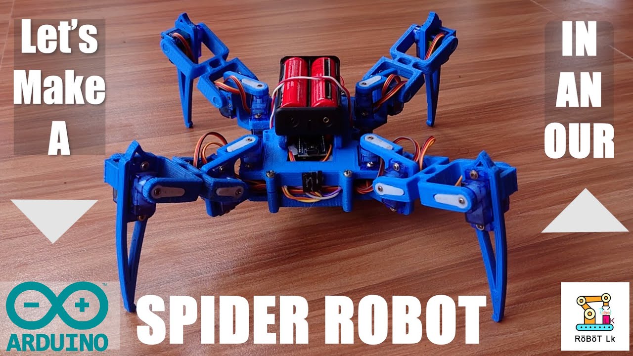 How To Make Spider Robot | Basic Spider Robot |  Arduino NANO Spider Robot | Full Tutorial Video |
