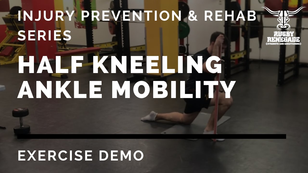 Half Kneeling Ankle Mobility | Rugby Renegade - Exercise Demo