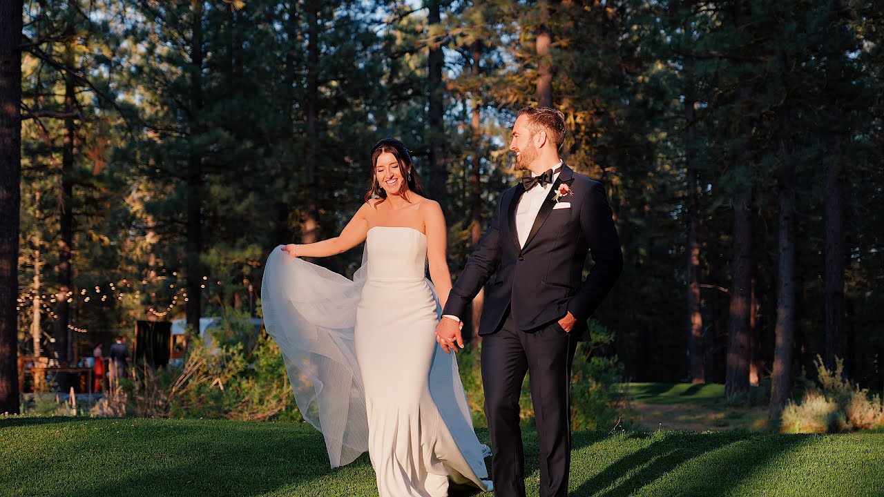 Elegant Mountain Wedding | Chalet View Lodge Wedding | Portola Califor...