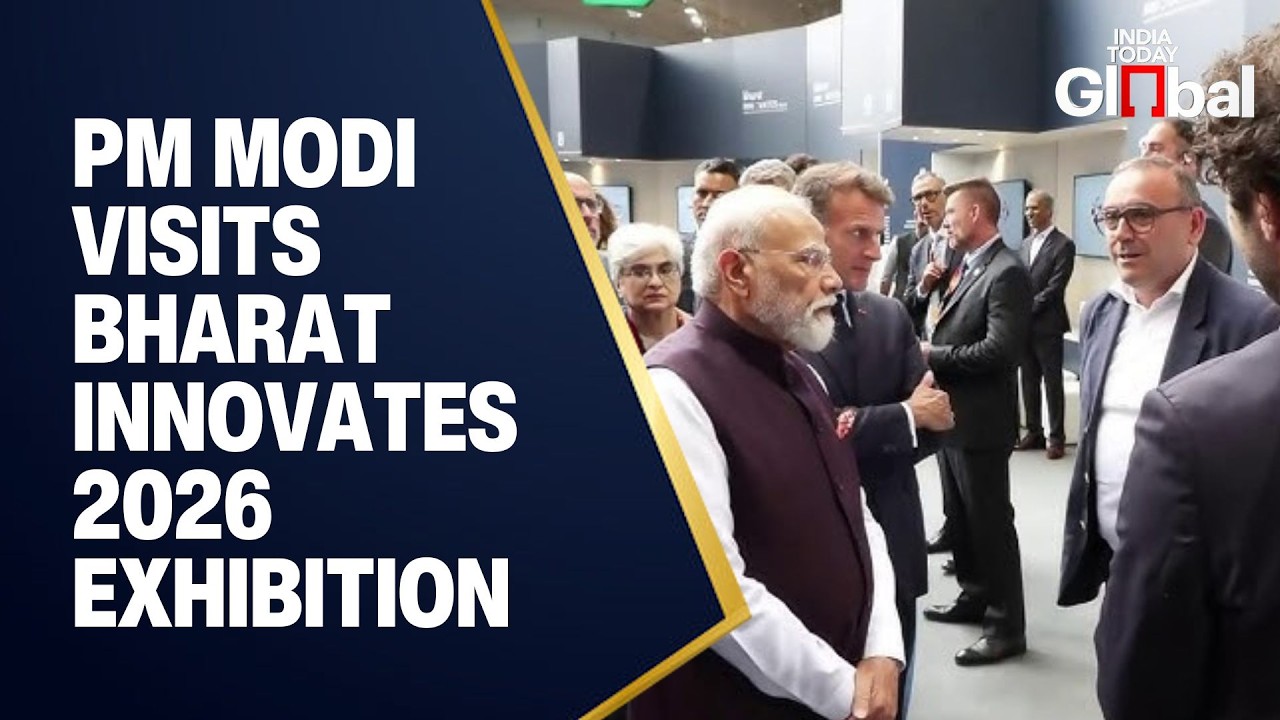 WATCH LIVE: PM Modi Visits Bharat Innovates 2026 Exhibition in France | AI and Innovation Showcase