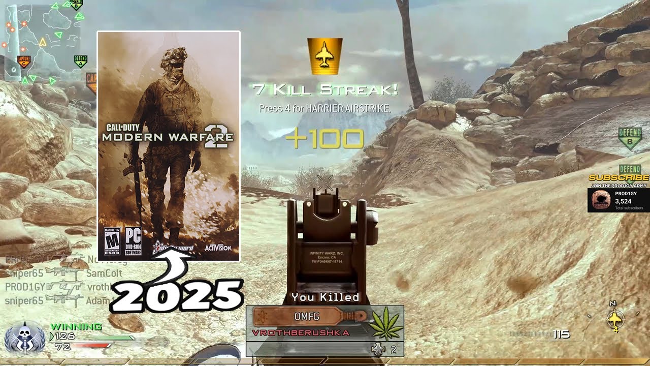 MW2 In 2025 Is EASY:"DOUBLE NUKE!" WITH VECTOR SILENCED On AFGHAN DOM !