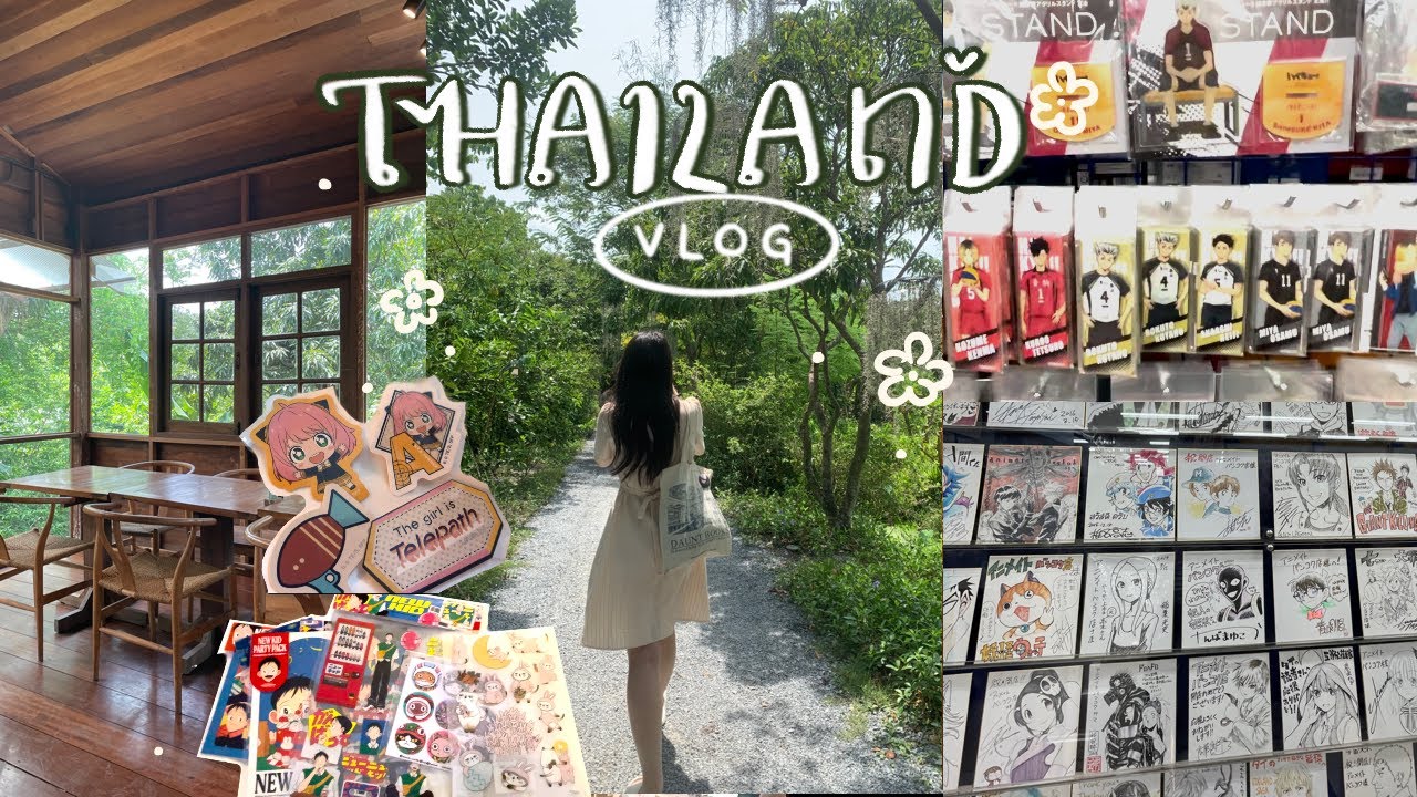 THAILAND VLOG 🇹🇭(2): Animate BKK 💙 Stationery Shopping 📚 Poomjai Garden 🌳 & Wat Paknam 🪷