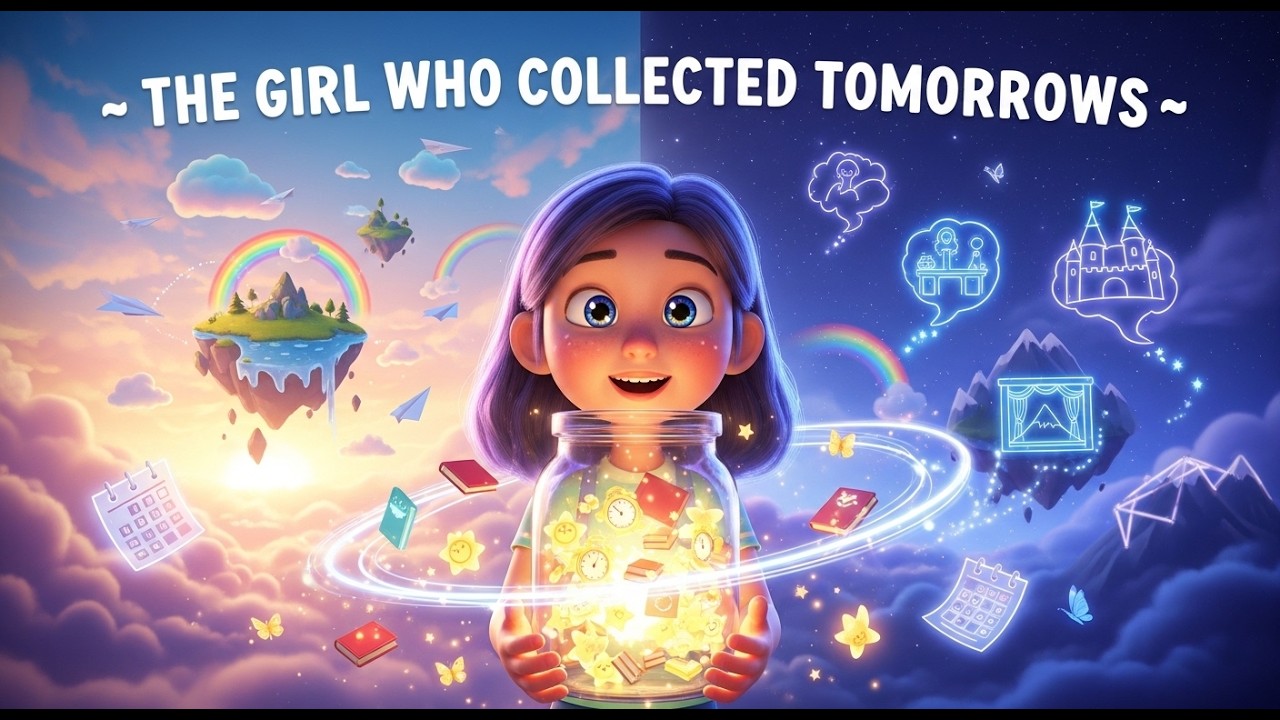 🌟 The Girl Who Collected Tomorrows | A Magical & Motivational Kids Story About Dreams ✨📖