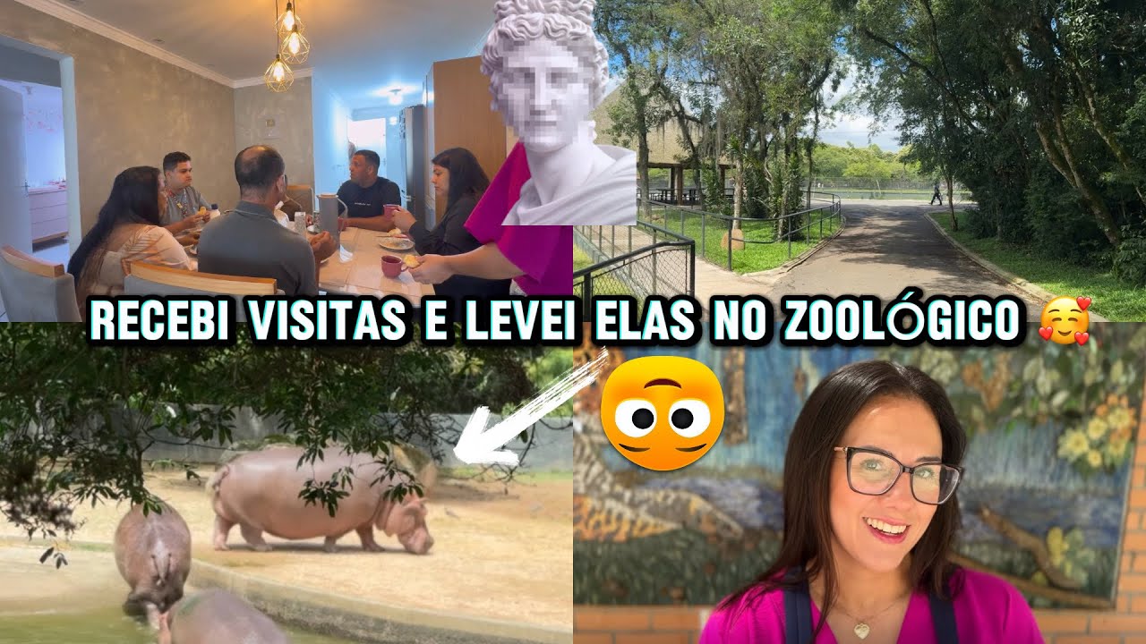 RECEBI VISITAS/ FOMOS NO ZOOLÓGICO 