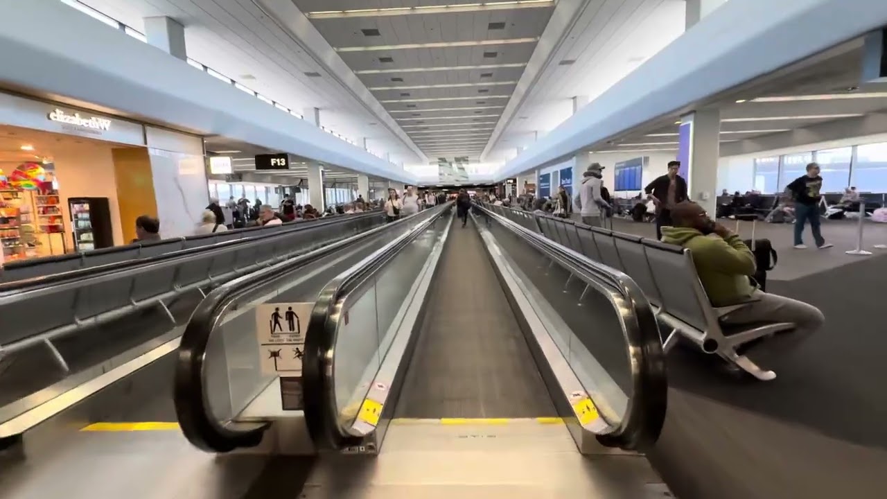 San Francisco SFO F Gates Walk Through September 22, 2025 