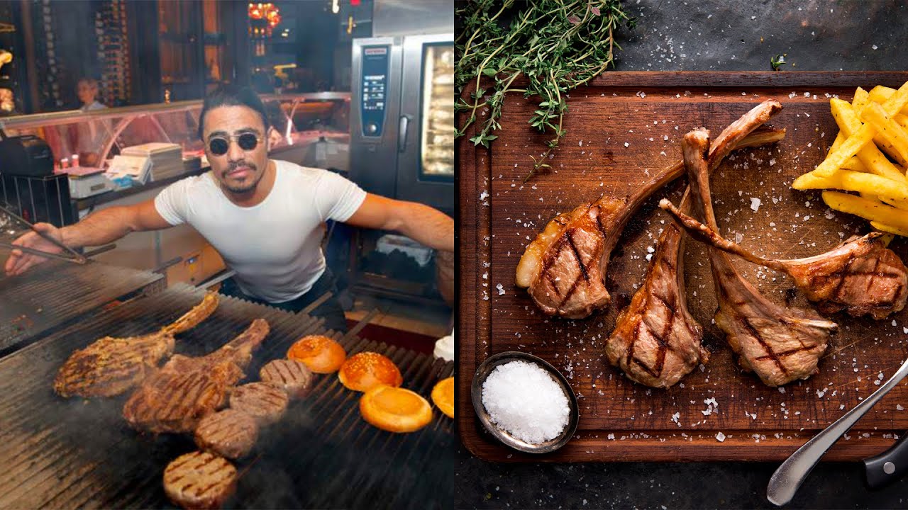 Nusret Steakhouse Mimai - Salt Bae Cutting And Preparing Meat! #nusr_et