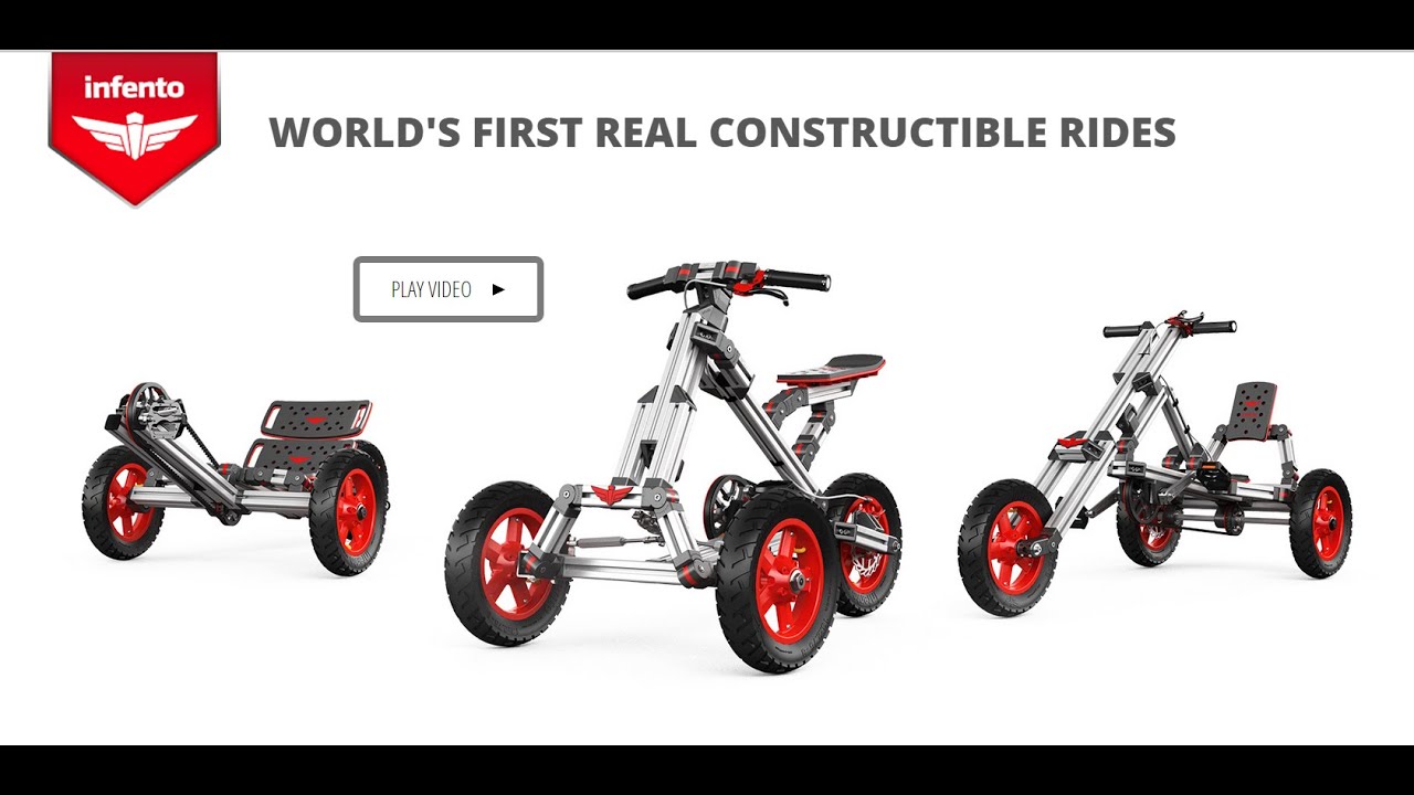 Infento Rides - WORLD'S FIRST REAL CONSTRUCTIBLE RIDES