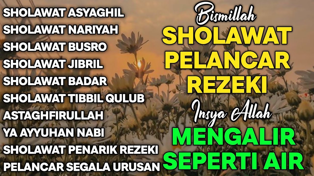 KUMPULAN SHOLAWAT VIRAL TERBARU 2025 | SHOLAWAT JIBRIL PEMBUKA REzEKI, SHOLAWAT BUSYRO, NARIYAH