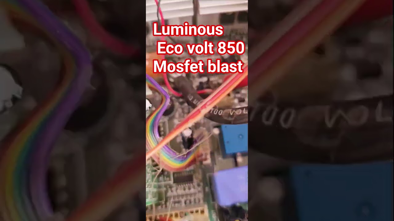 luminous Eco volt mosfet blast ||#electrical  #inverter @love maan #puresinewaveinverter