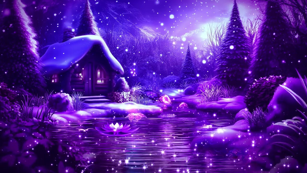 Peaceful Night 💜 Soothing Deep Sleep Music ★ Mystical Calming Music To Help You Sleep