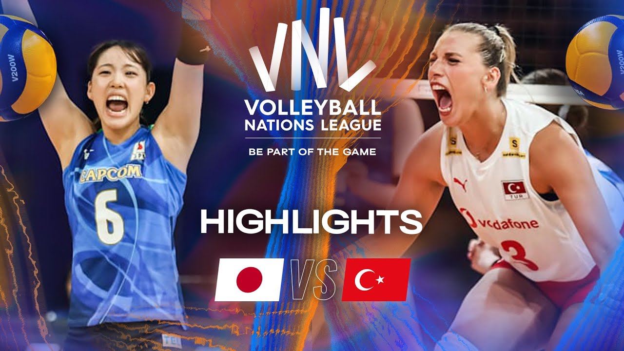 Japan 🇯🇵 vs. T&uuml;rkiye 🇹🇷 - Quarter Finals | Highlights | Women's VNL 2025