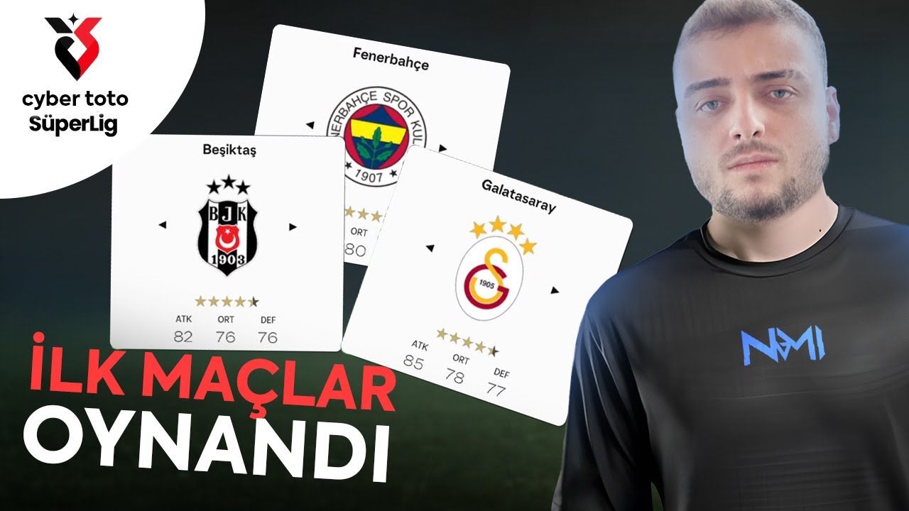 @CyberRulzTv  YAYINDA CYBERTOTO SÜPERLİGİN İLK MAÇLARINI CANLANDIRIYOR