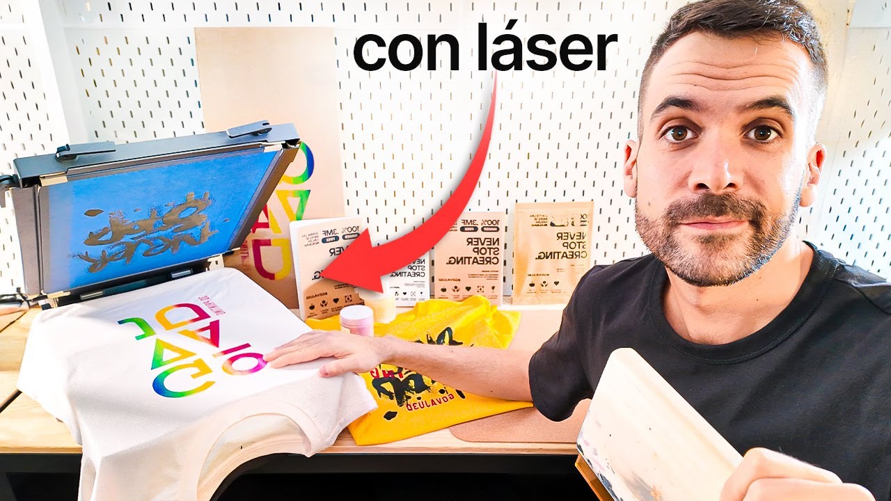 ¡creé 5 productos INCREIBLES con este proceso! (Serigrafía desde casa)