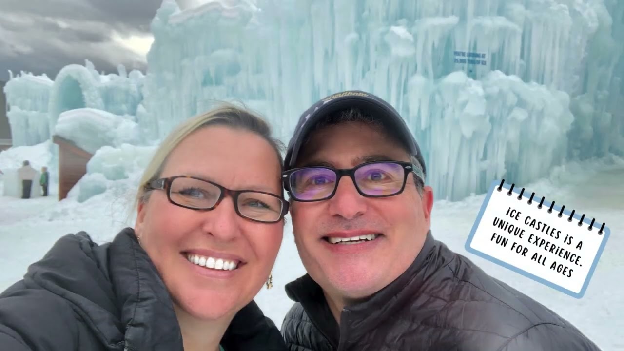 Review of NH Ice Castles in Woodstock, New Hampshire, USA | A Magical Winter Family Outing