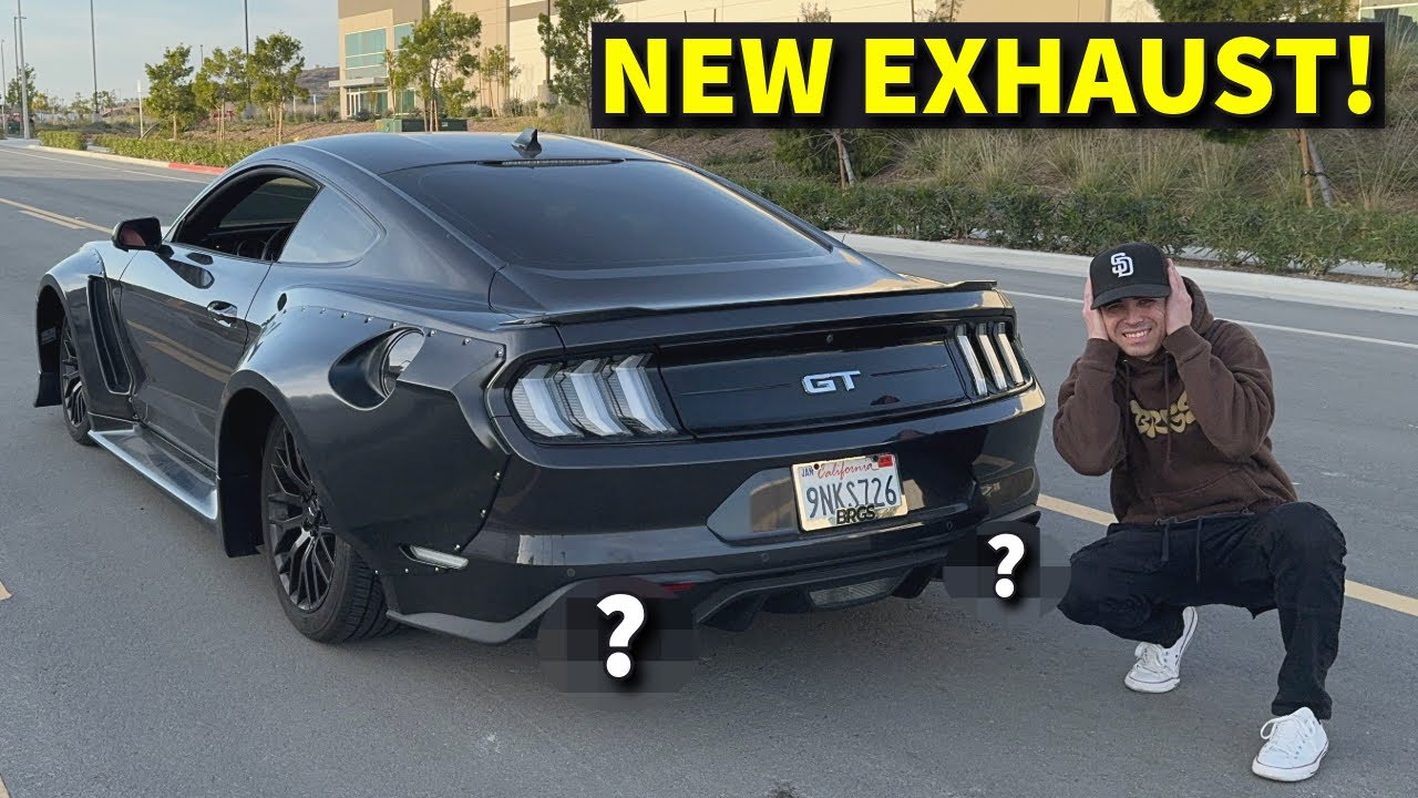 NEW EXHAUST For My Mustang GT!