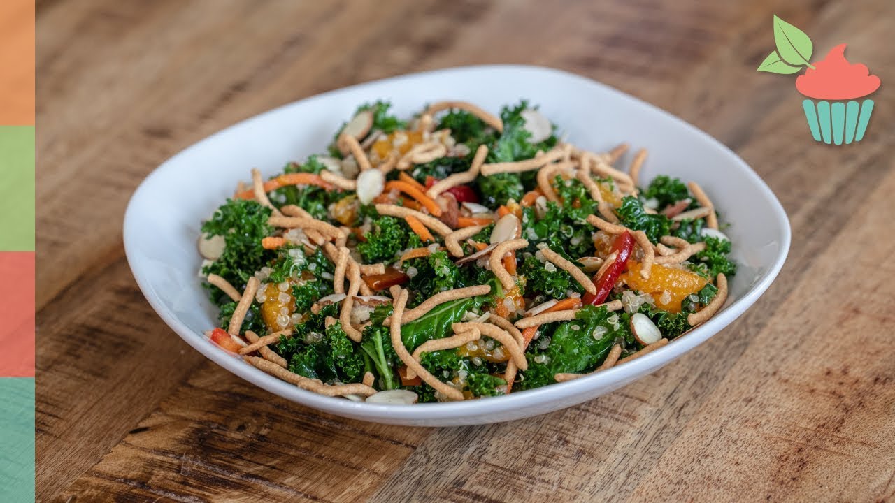 Asian Quinoa Salad with Sesame Ginger Dressing | Salads Series!