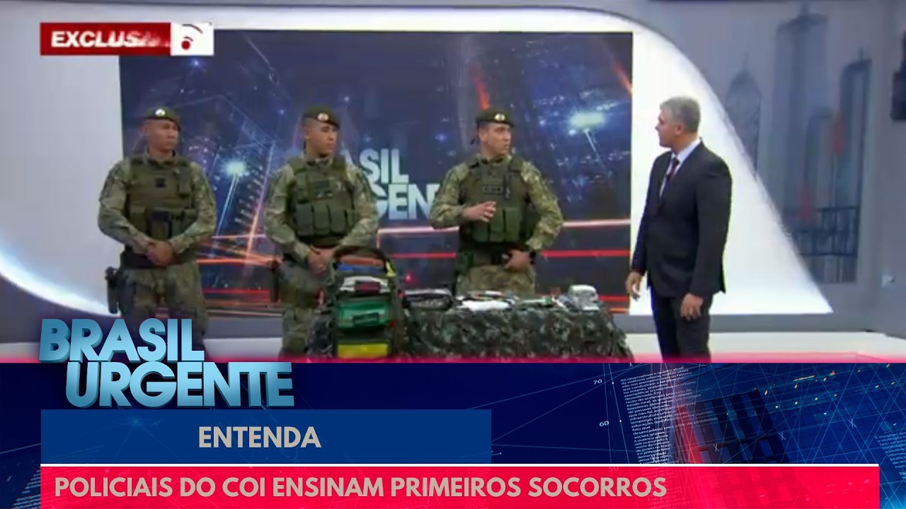 Políciais ensinam primeiros socorros em situações de emergência | Brasil Urgente