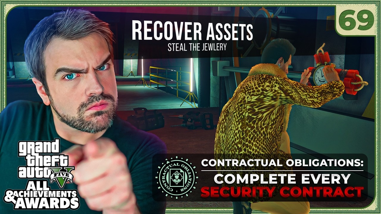 Grinding All Security Contract Awards! - GTA 5 All Awards Part 69 - Full Livestream