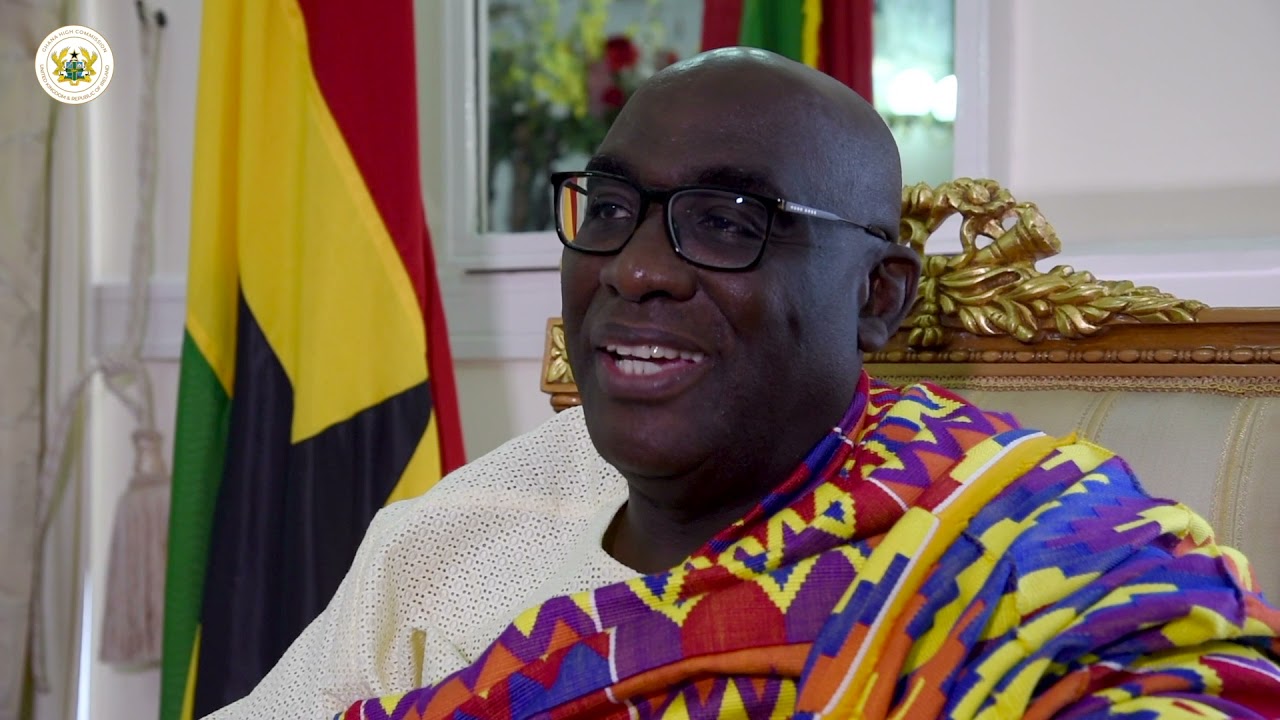 Ghana High Commissioner to UK and ROI present letter of credence to Her Majesty the Queen -July 2021