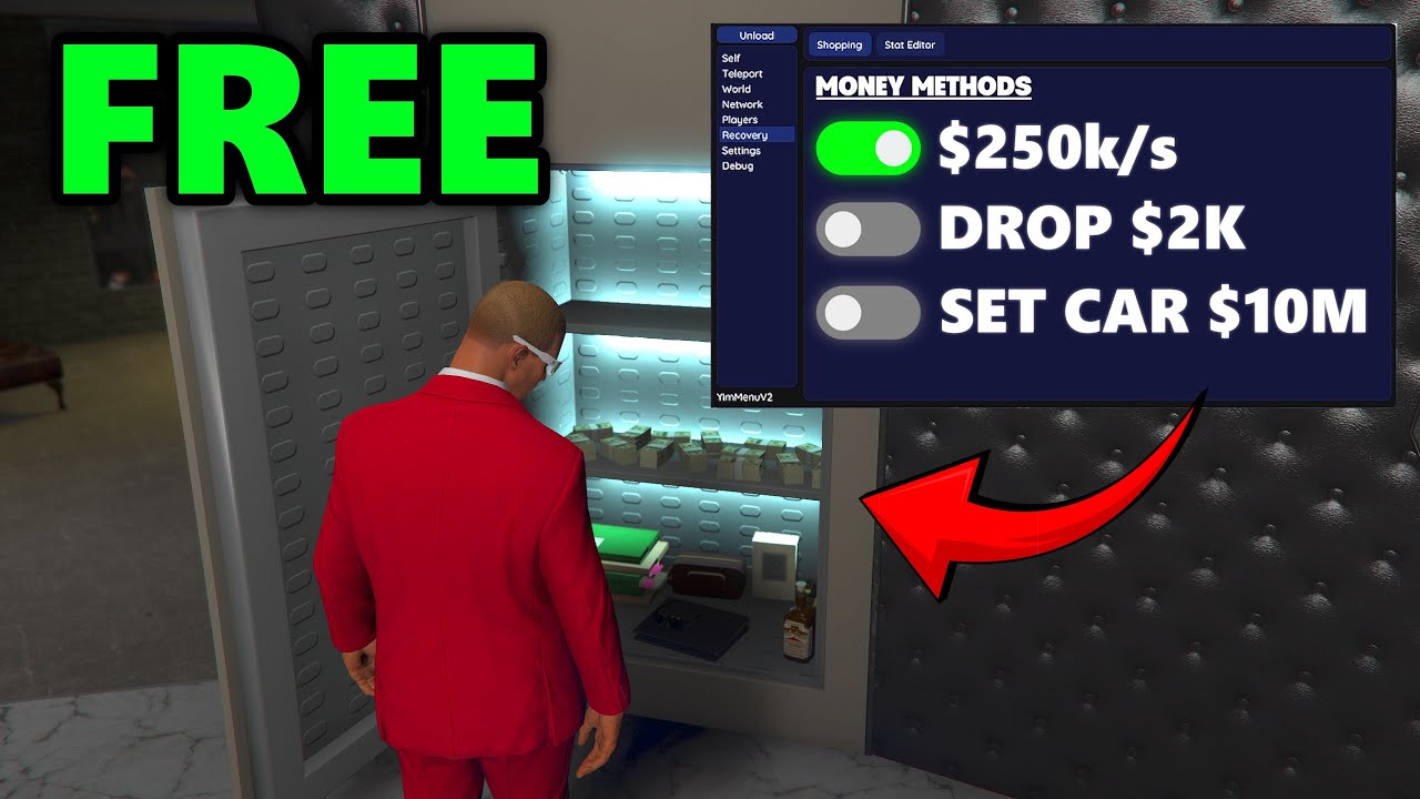 YIM MENU V2.0 | FREE $300k/s MONEY LOOP in GTA 5 Online