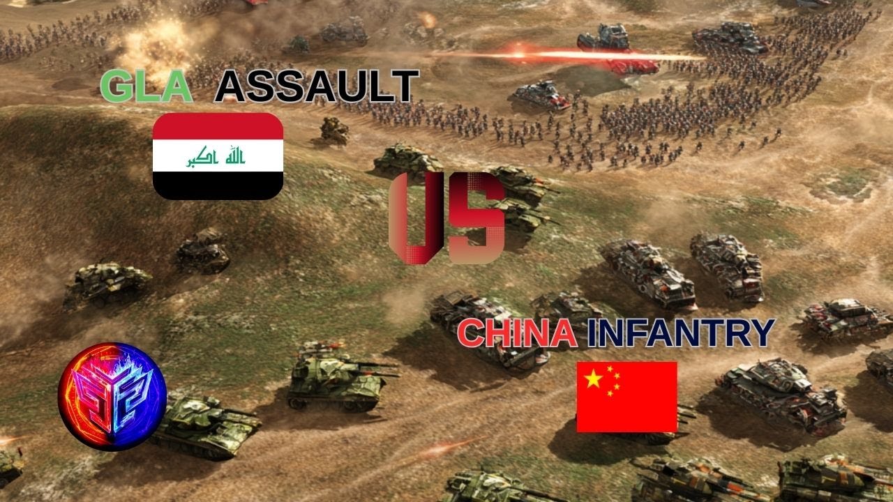 🔥 GLA ASSAULT FORCES vs CHINA INFANTRY | NUMBERS BREAK UNDER CHAOS