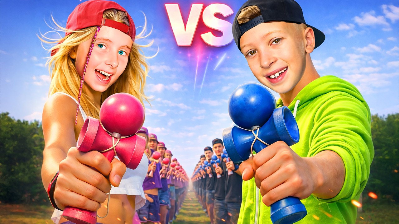 🤯 KENDAMA BATTLE Concurs 🥳 Tricks de la ABONAȚI 🤩 Fete vs Băieți 🤝