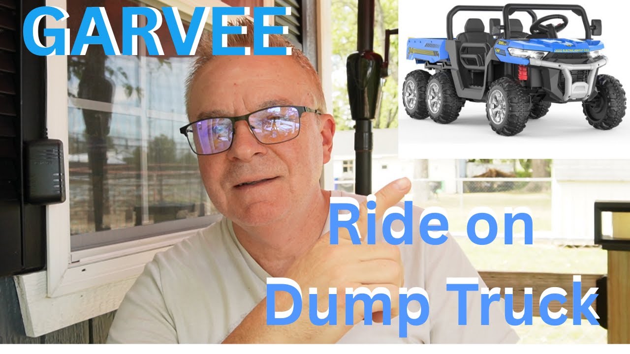 GARVEE RIDE ON DUMP TRUCK 24V 6 Wheels UNBOXING REVIEW