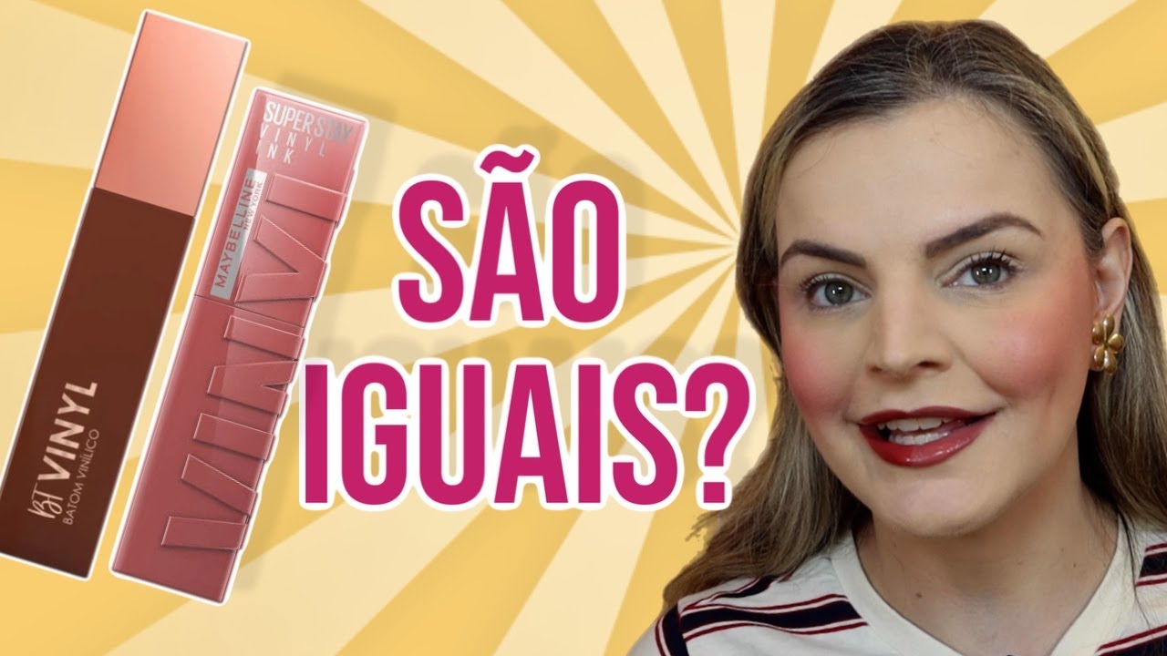 COMPARANDO BT VINYL BRUNA TAVARES E VINYL INK MAYBELLINE
