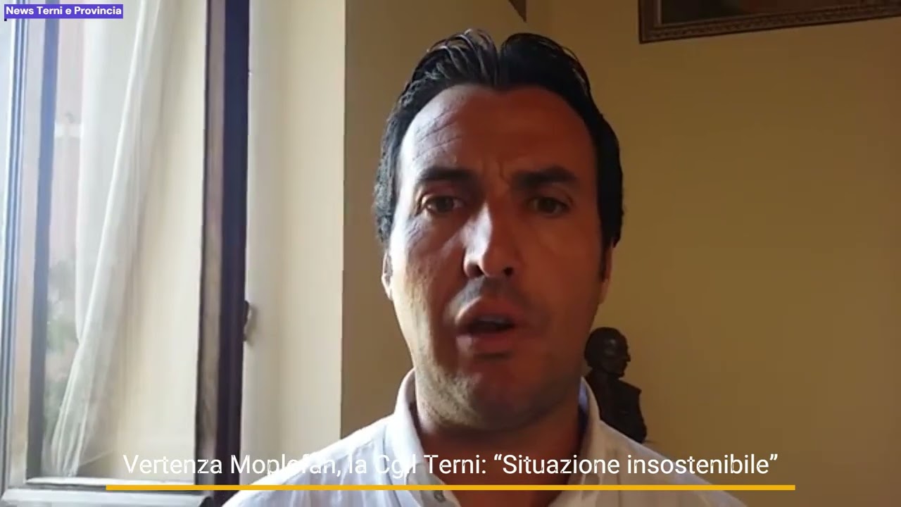 -22 Novembre 2025- Vertenza Moplefan, la Cgil Terni: &ldquo;Situazione insostenibile.&rdquo;