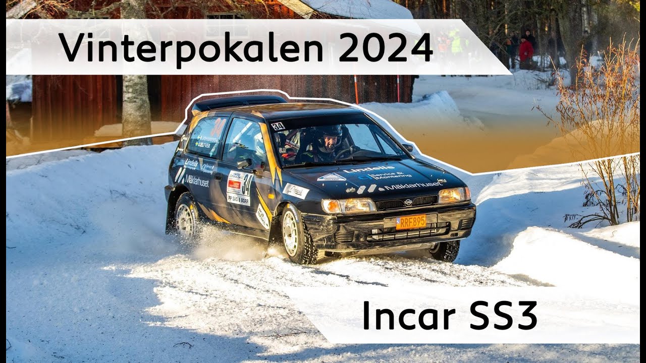 Vinterpokalen 2024 SS3 incar - Sebastian och Jesper