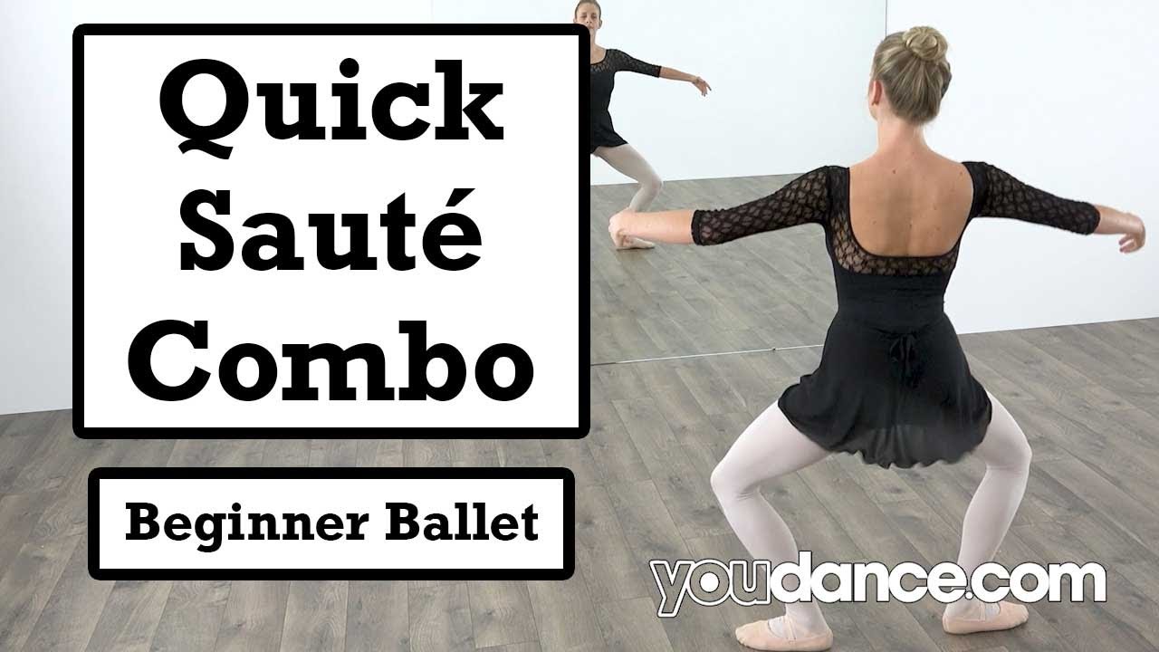 Beginner Saut&eacute; and Changement Combo - Beginner Ballet | YouDance.com