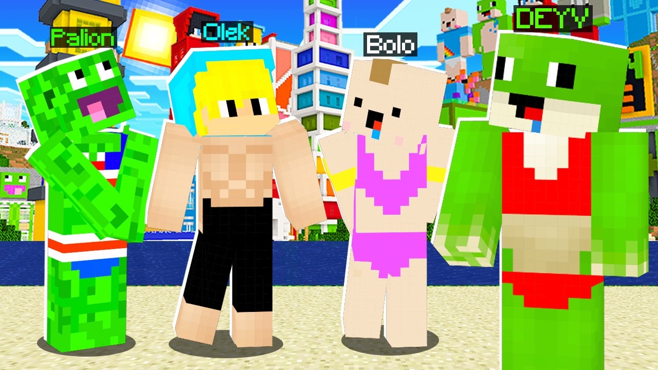 ZNOWU JESTEŚMY GOLI na PALIONOWIE w Minecraft!