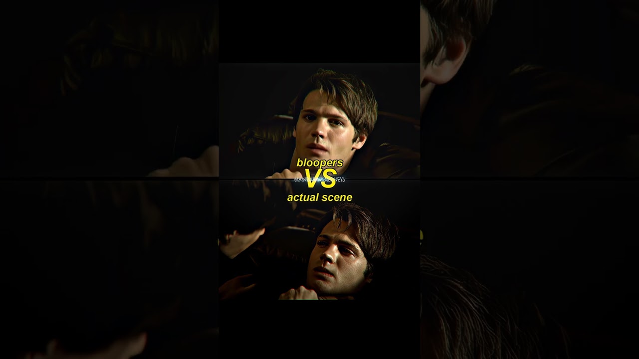 The Vampire Diaries Bloopers VS Actual Scene; Season 2 🔥 #thevampirediaries