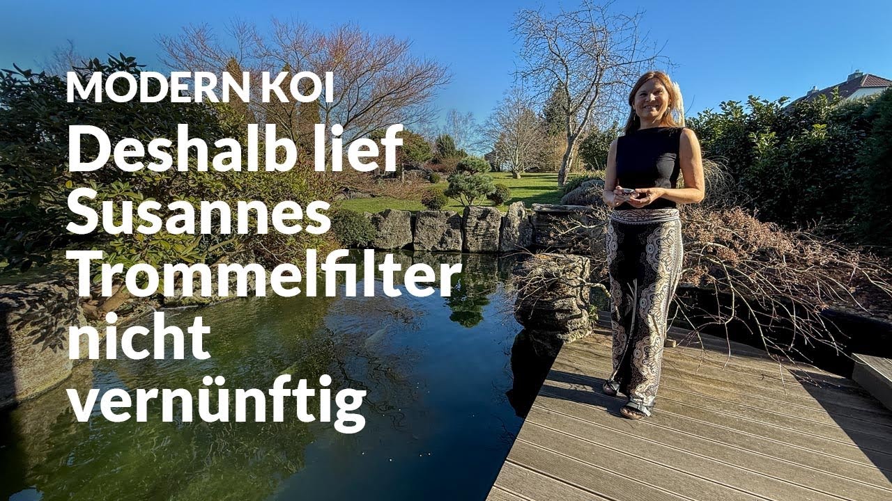 Susannes Filtertechnik nach etwas Feinschliff | Modern Koi Blog #7351