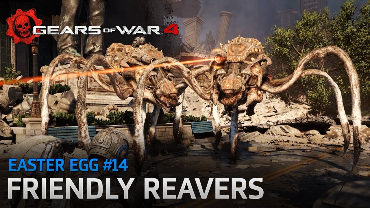 Gears of War 4 - Easter Egg #14: Friendly Reavers on E-Day