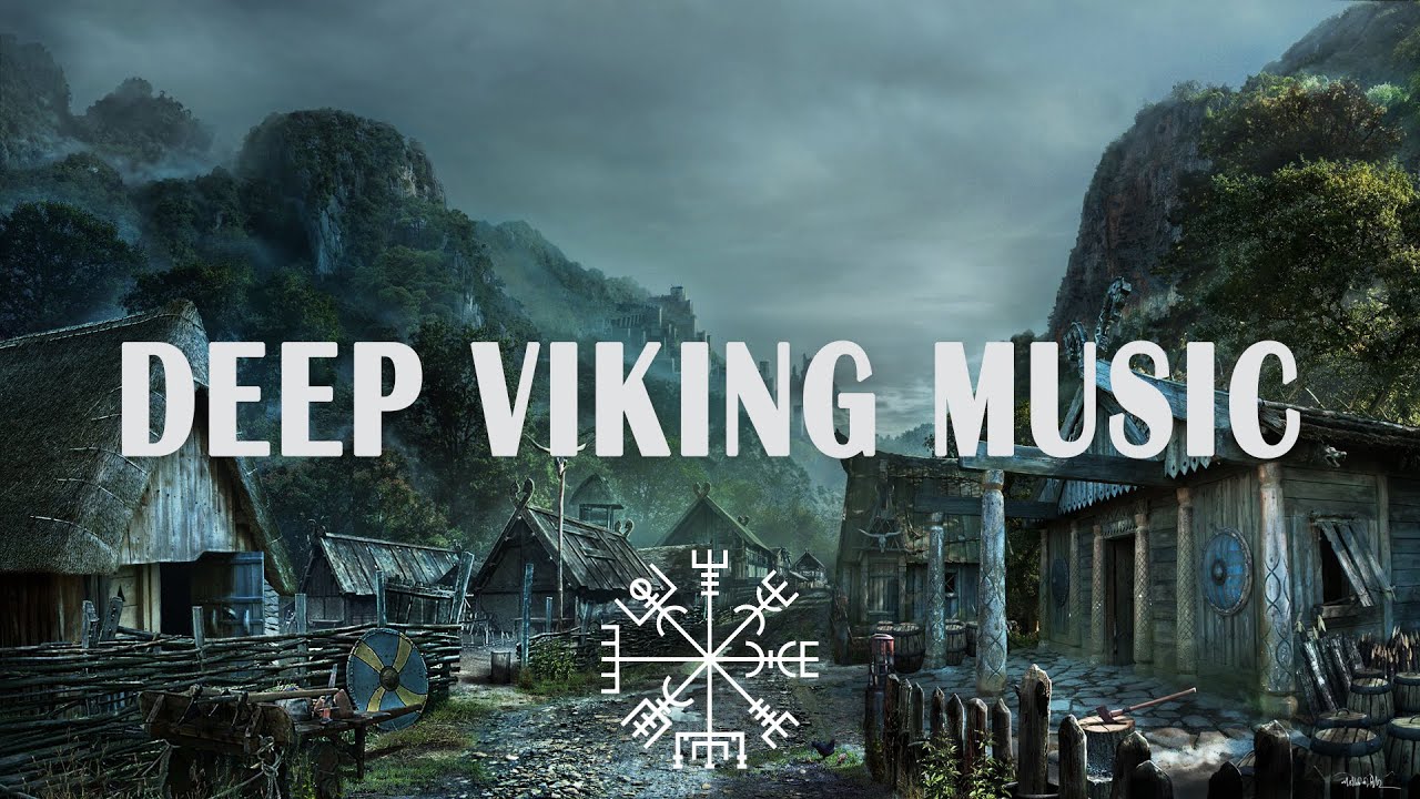 4 Hours Of Nordic/Viking Music for Sleep and Study | Viking life with rain sounds | Viking music