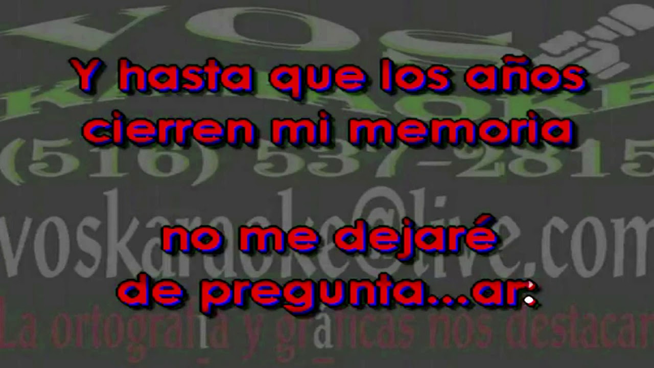 KARAOKE Myriam Hernández - Donde estará mi primavera (Pista Instrumental Original) HD 1080p