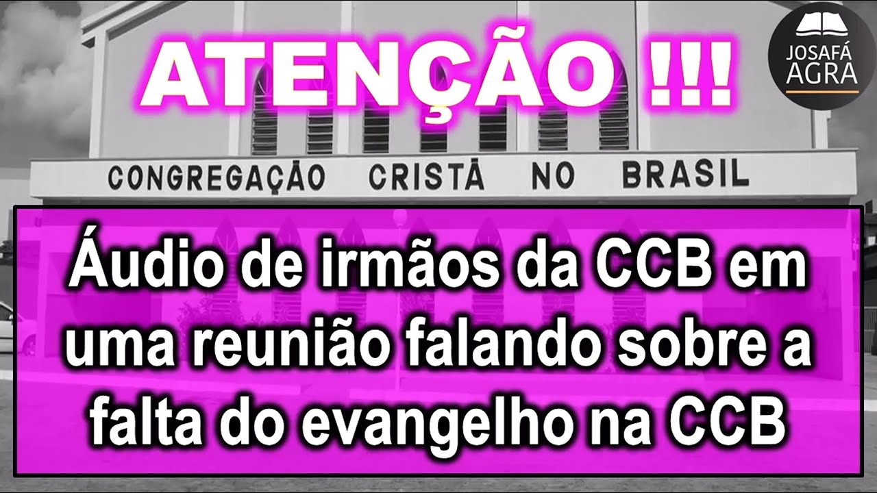 ​🟢​Reunião de irmãos da CCB falando sobre a falta do Evangelho na CCB
