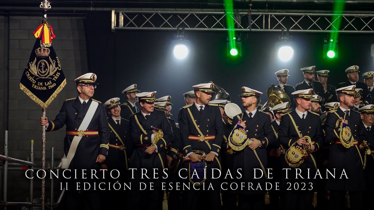 [4K] CONCIERTO TRES CAÍDAS DE TRIANA - II ESENCIA COFRADE ALMERÍA 2023