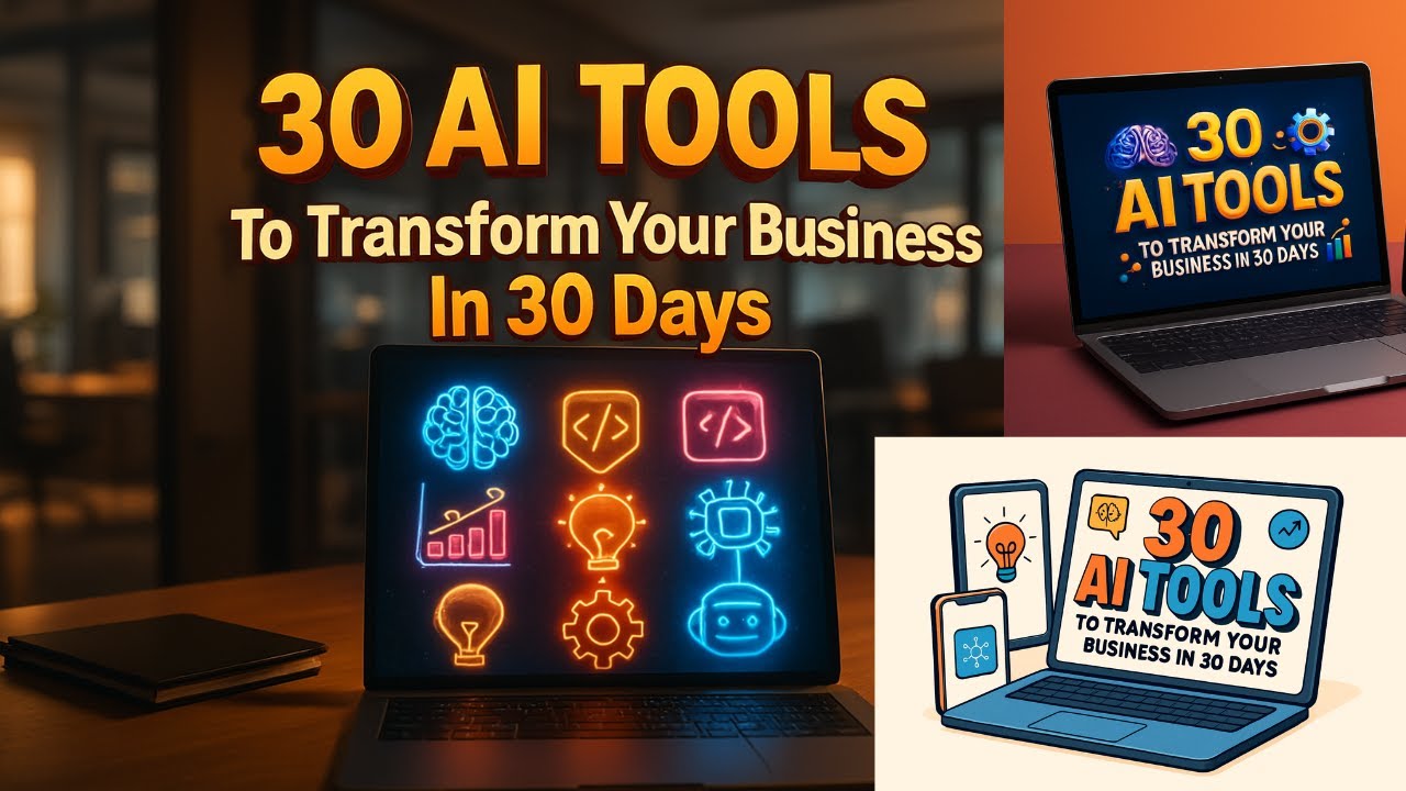 30 AI Tools To Transform Your Business In 30 Days