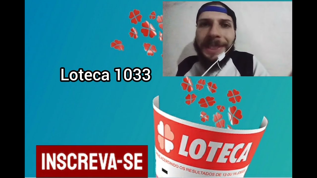 LOTECA 1033 - PALPITES E GRADE PROGRAMA&Ccedil;&Atilde;O DO CONCURSO 1033