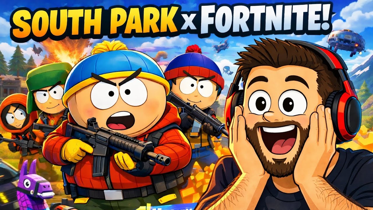 My Reaction To Fortnite x SouthPark Born In Chaos Pass (YOU KILLED KENNY) 