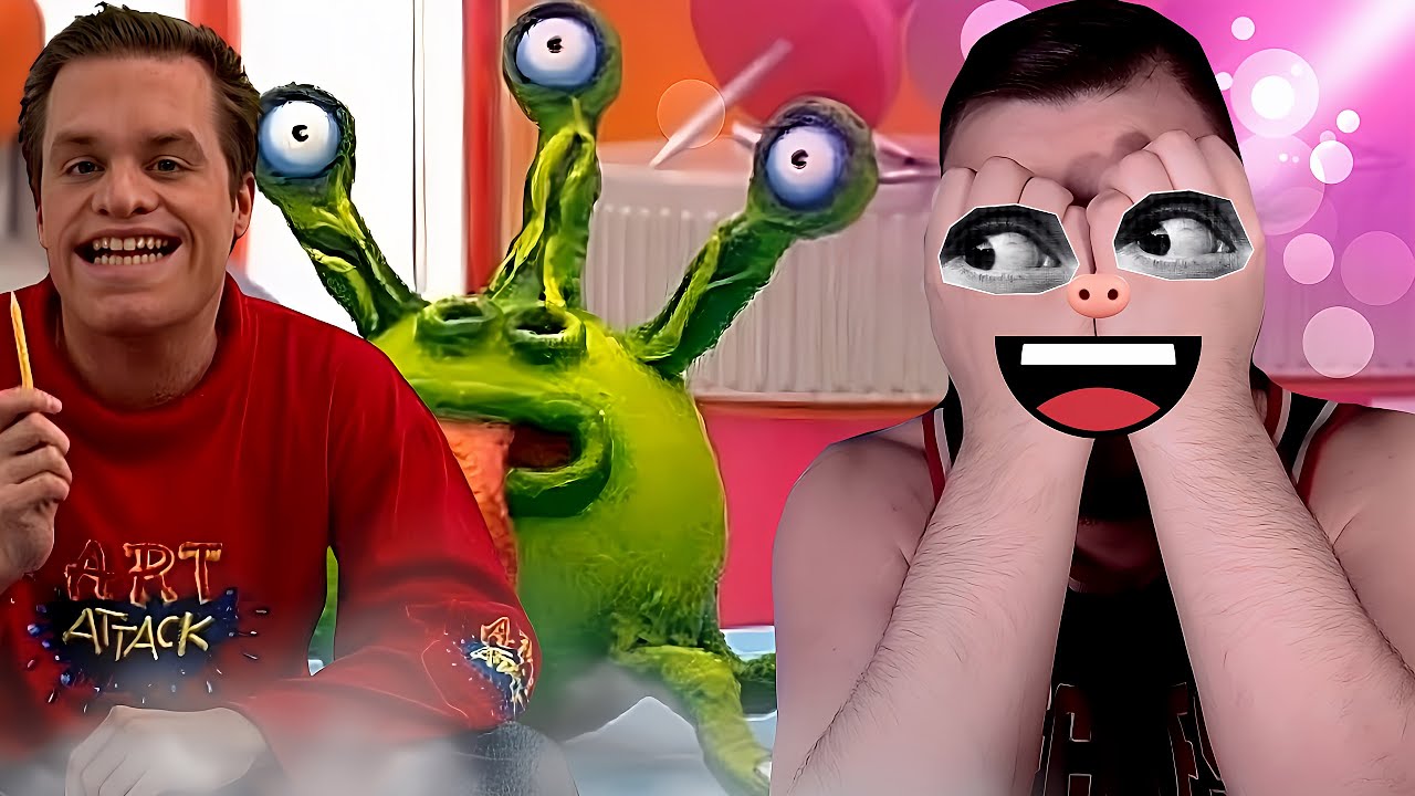 Woody macht Auge auf Youtube Kacke: Art Attack - Das Zimmermonster Reaktion