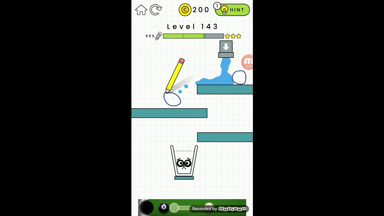 happy glass LEVEL 141 142 143 144 145 3star