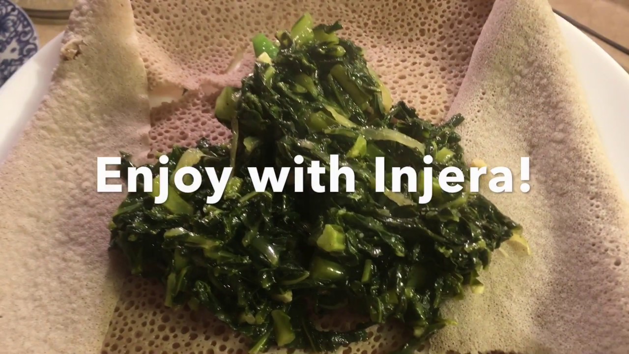 Vegan Gomen (Collard Greens) | Ethiopian/Eritrean Foods BY HabeshChef